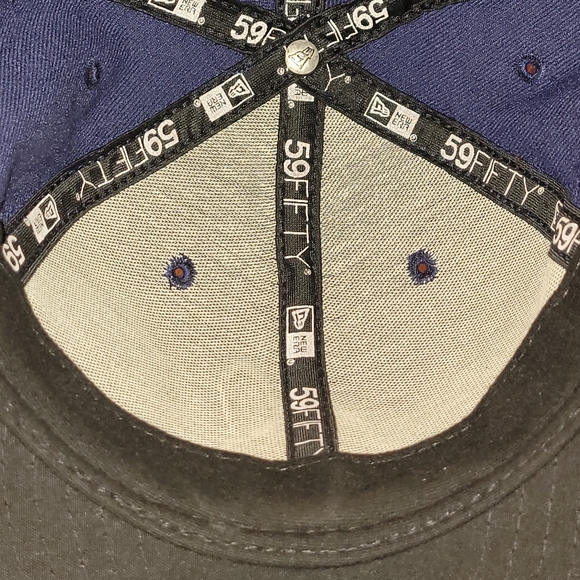 Cleveland Indians MLB fitted hat size 7 3/8th (58.7 cm) Vintage ball cap NWT - Picture 13 of 13